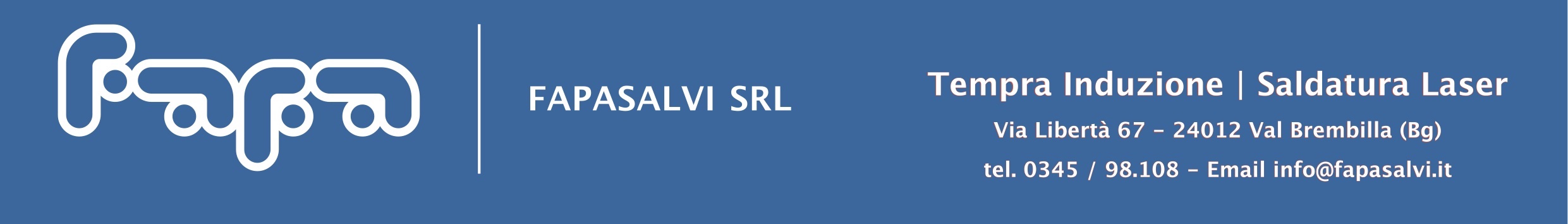 FapaSalvi Srl – Via Libertà 67 – 24012 Val Brembilla (Bg)